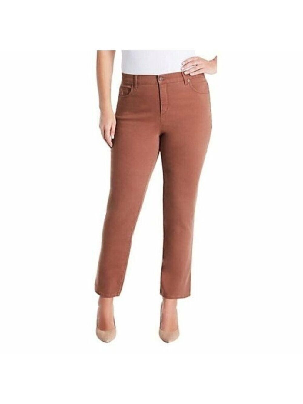 Gloria Vanderbilt Amanda Jeans Tapered Leg Classic Rise Size 10 Short